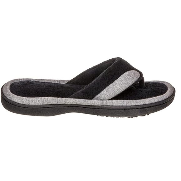 NEW Isotoner Microterry Michelle Thong Slippers - Picture 3 of 7